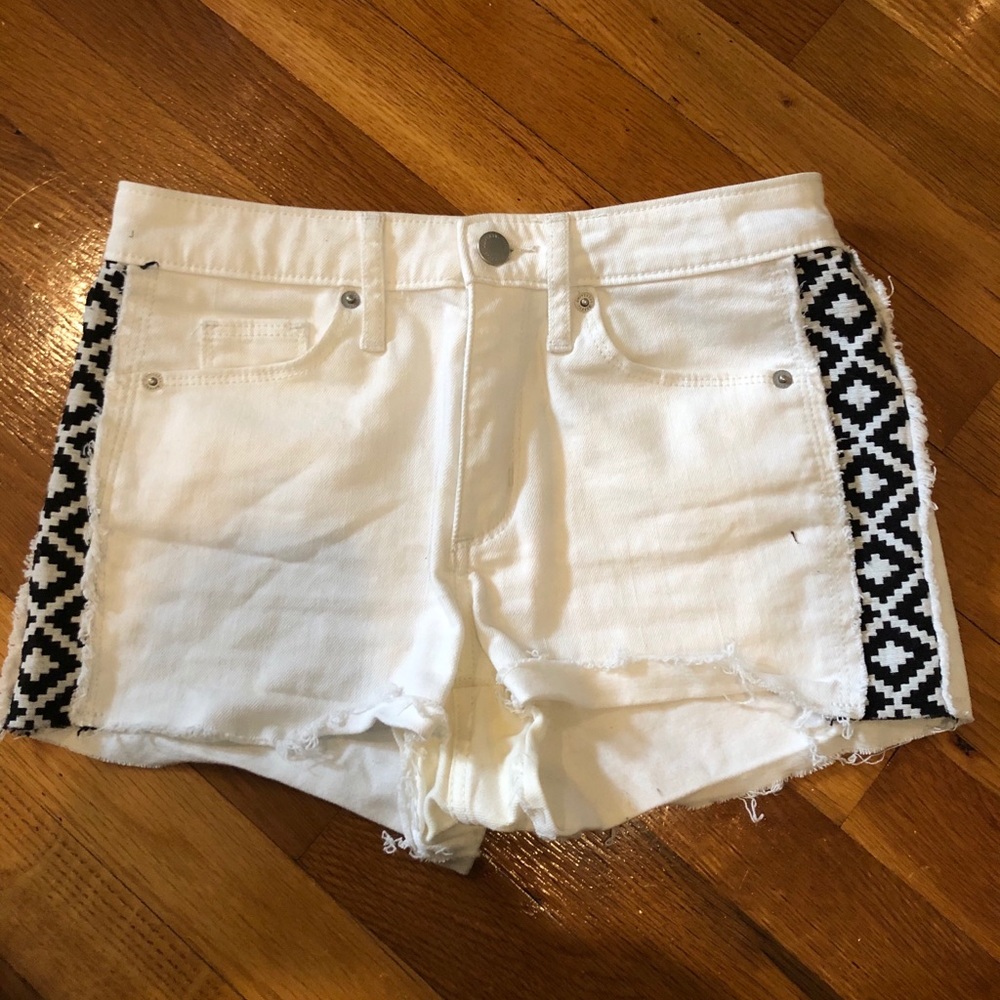 Denim cutoff shorts